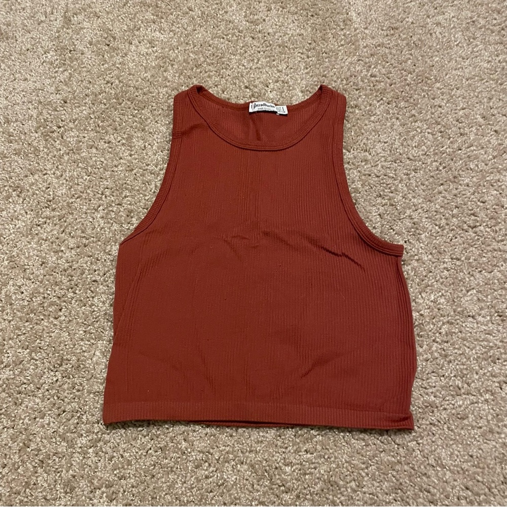 Ribbed tank top